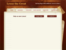 Tablet Screenshot of lexusthegreat.com